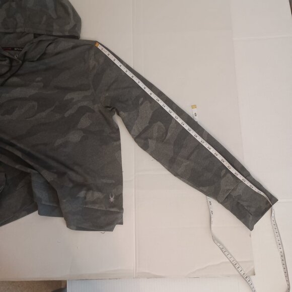 Spyder Gray Camo Hoodie Women’s XL VGUC Comfy Athleisure - Picture 11 of 13